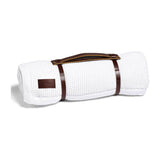 The Little Green Sheep Knitted Fleece Baby Blanket - White GOODS Boots