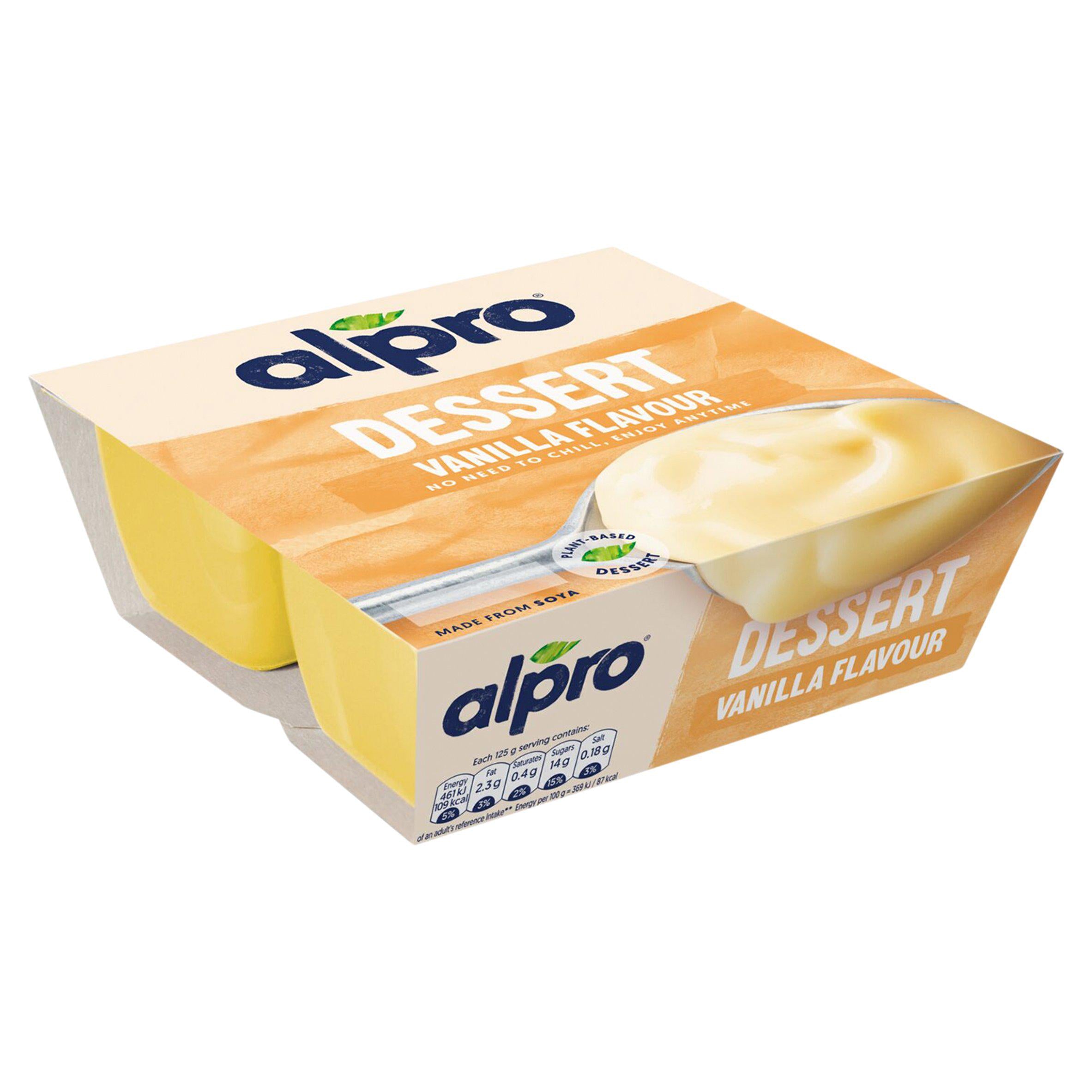 Alpro Velvet Vanilla Dessert 4x125g - McGrocer