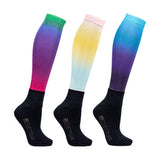Women's Ombre Socks Pack of 3 Size 4-8