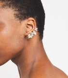 Yeprem Yellow Gold and Diamond Butterfly Earrings