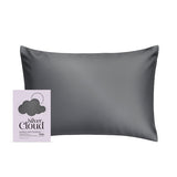 Silver Cloud Silver Ion Satin Pillowcase Charcoal 50 x 75 cm