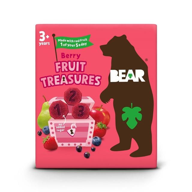 Bear Treasures Kids Snack 3+ Years Berry Flavour 5 x 20g - McGrocer