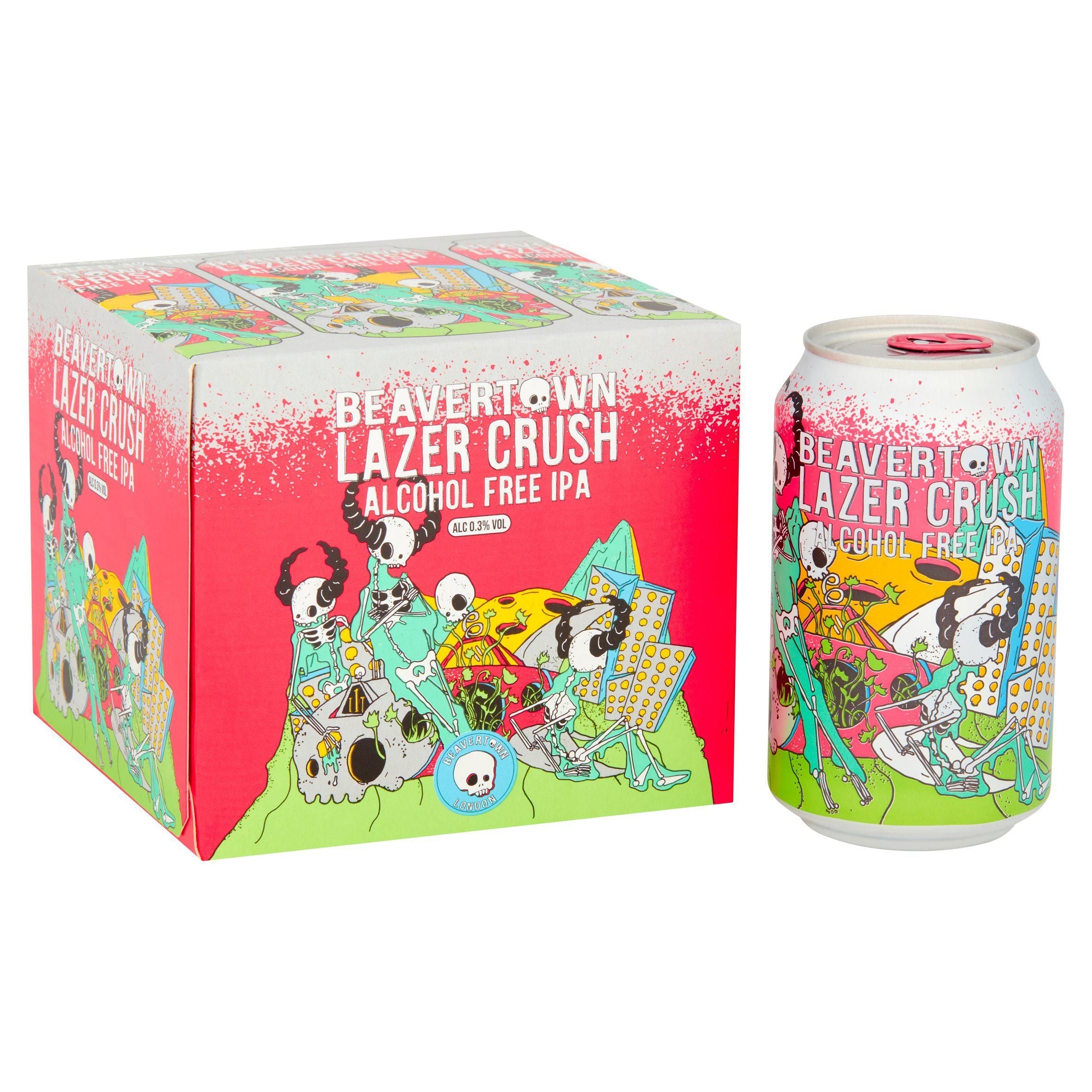 Beavertown Lazer Crush Alcohol Free IPA 4x330ml - McGrocer
