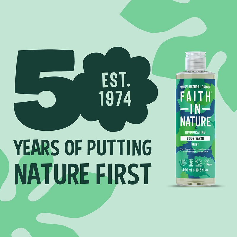 Faith In Nature Body Wash Mint 400ml