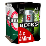 Beck's Beer 4x440ml - McGrocer