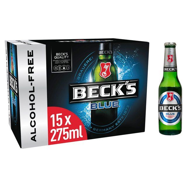 Beck's Blue Alcohol-Free Beer Bottles 15 x 275ml - McGrocer