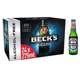 Beck's Blue Alcohol-Free Beer Bottles 24 x 275ml - McGrocer