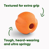 Beco Natural Rubber Fetch Ball - Orange - McGrocer