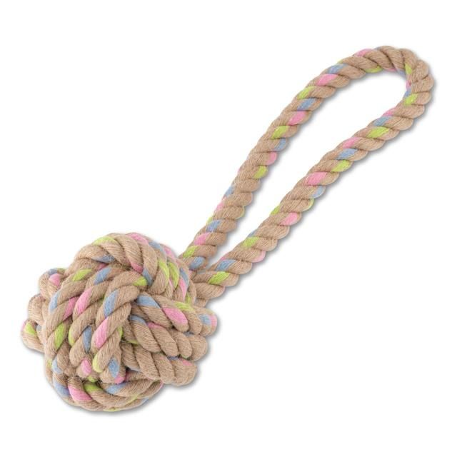 Beco Pets Hemp Ball on Hoop Dog Toy - McGrocer
