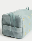 Bee Embroidered Cosmetic Bag - McGrocer