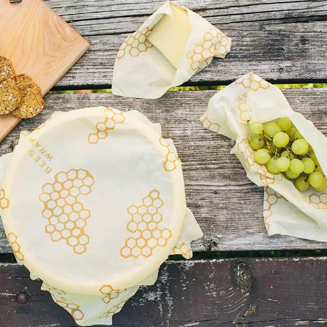 Bee's Wrap Reusable Food Wraps Assorted 3 per pack - McGrocer