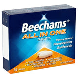 Beechams All in One Cold & Flu Tablets with Paracetamol Tablets 16 per pack - McGrocer