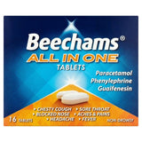 Beechams All in One Cold & Flu Tablets with Paracetamol Tablets 16 per pack - McGrocer
