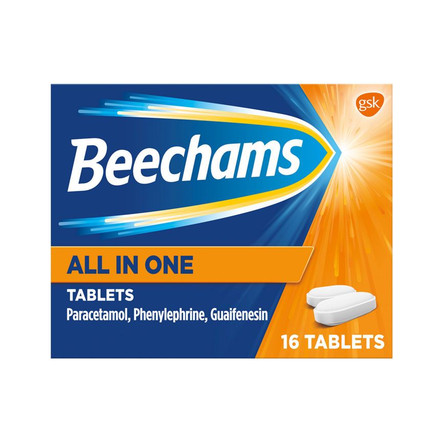 Beechams All In One Tablets 16 pack - McGrocer