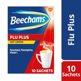 Beechams Flu Plus Cold & Flu Hot Lemon Sachets 10 per pack - McGrocer