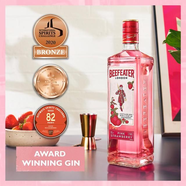 Beefeater Pink Strawberry Flavoured Gin 70cl - McGrocer