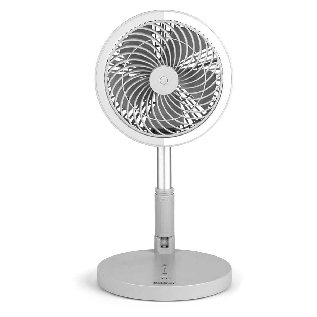 Beldray Cordless Foldable 3 in 1 Led Fan -Grey - McGrocer