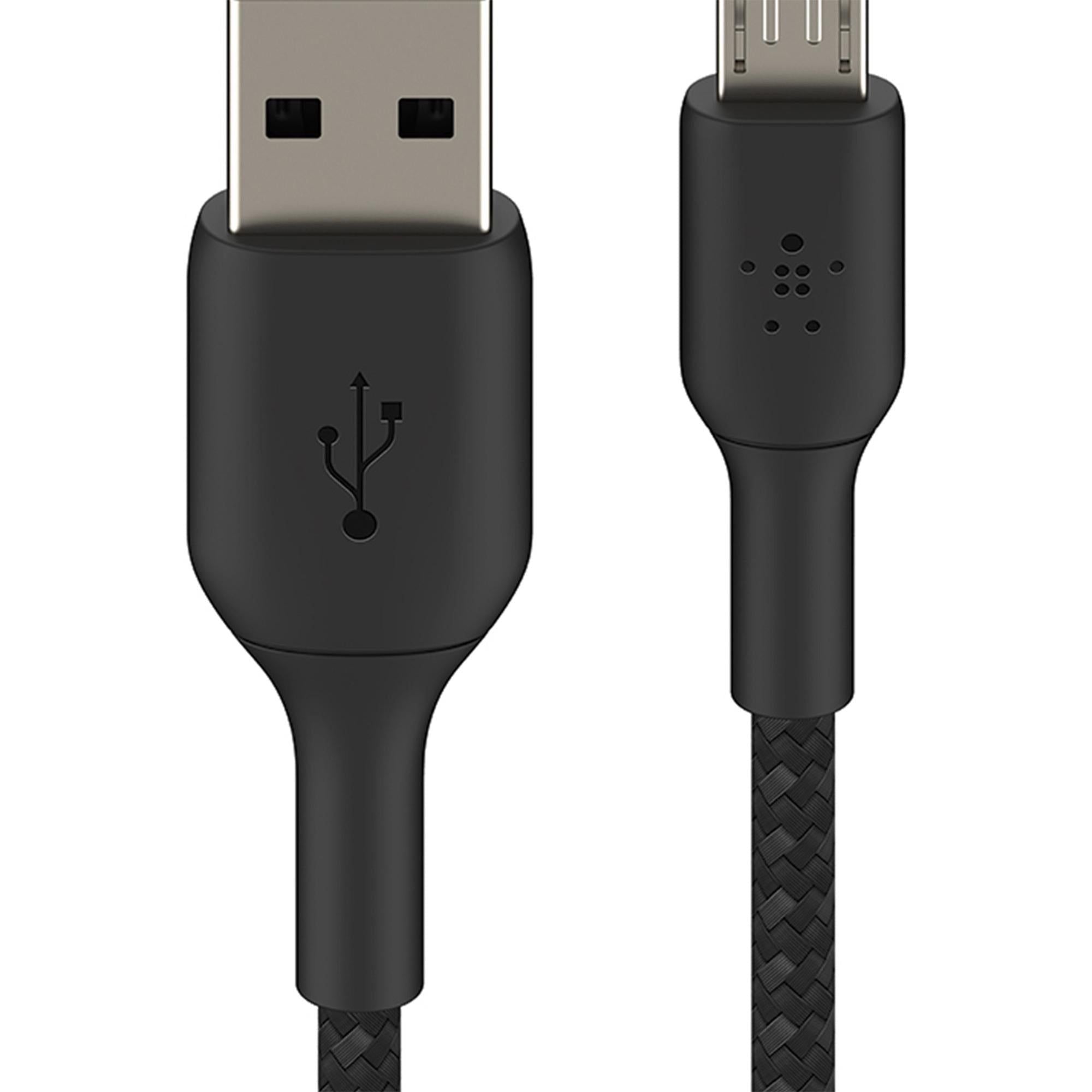 Belkin Braided A-Microusb 1M Black - McGrocer