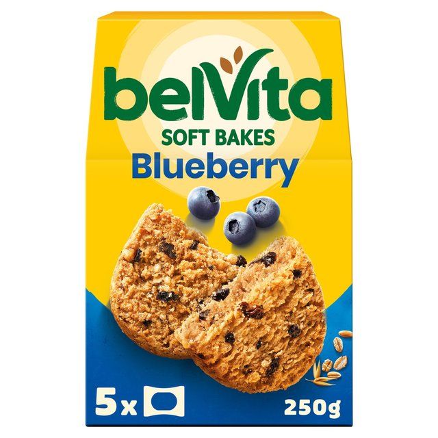 Belvita Breakfast Biscuits Soft Bakes Filled Blueberry 5 per pack - McGrocer