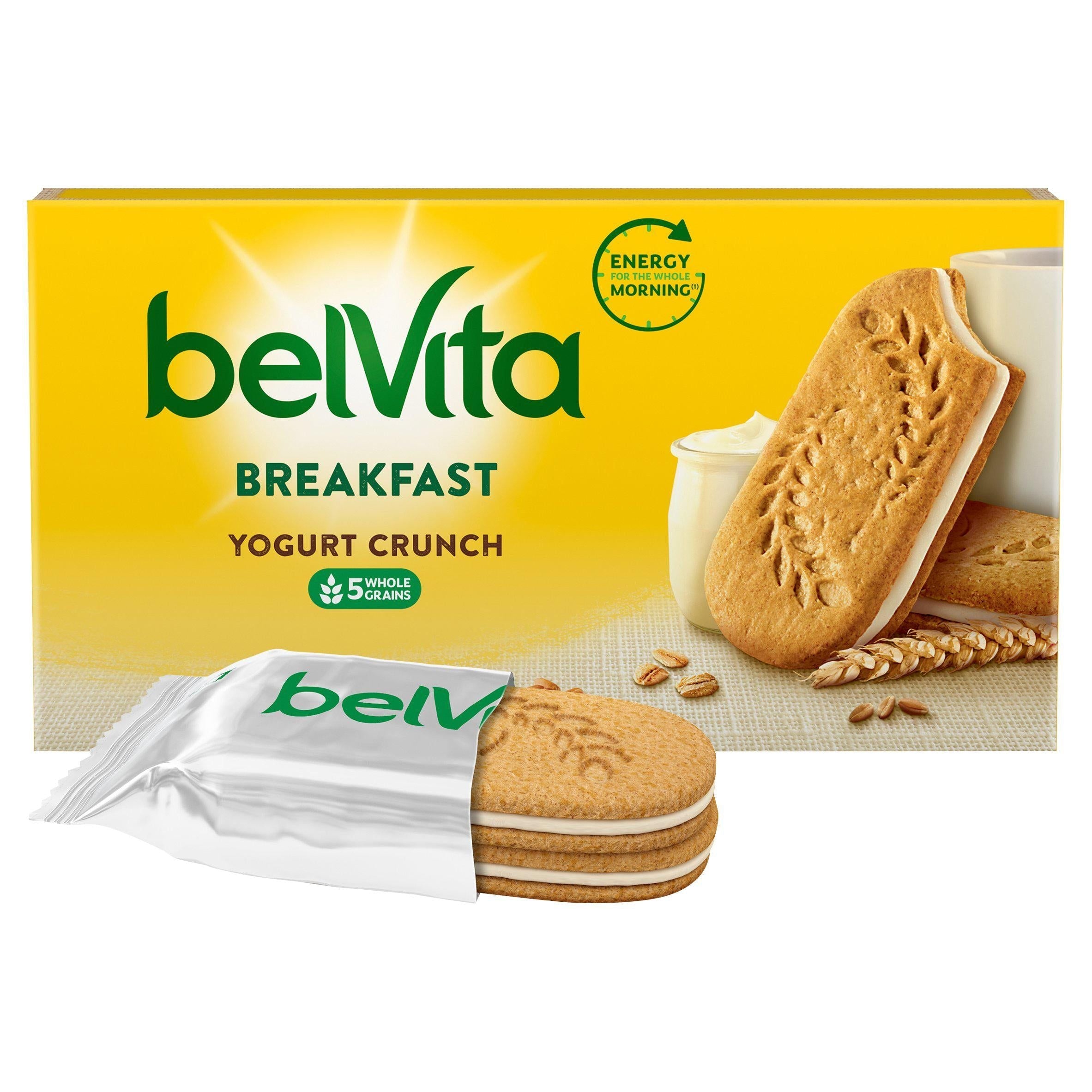 Belvita Breakfast Biscuits Yogurt Crunch Pack x5 253g - McGrocer