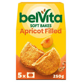 Belvita Breakfast Soft Bakes Apricot Filled Pack x5 250g - McGrocer