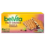 Belvita Fruit Crunch Raisin & Currant Biscuits Pack x6 225g - McGrocer