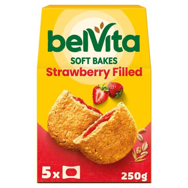 Belvita Strawberry Soft Bakes Breakfast Biscuits 5 x 40g - McGrocer