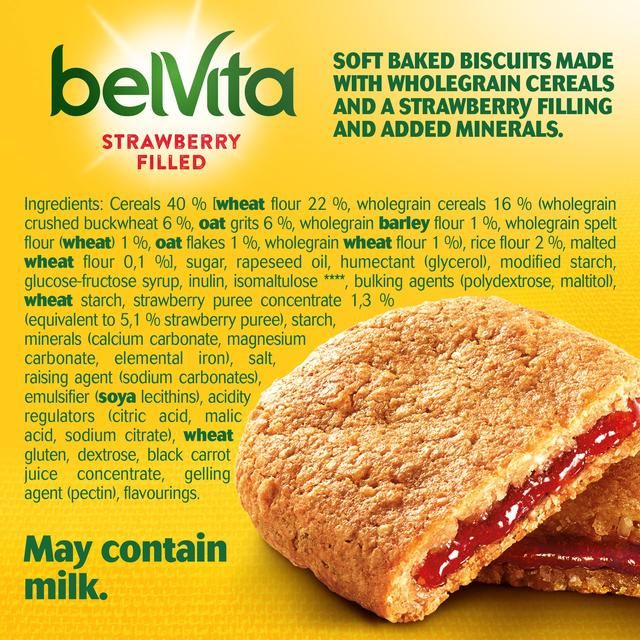Belvita Strawberry Soft Bakes Breakfast Biscuits 5 x 40g - McGrocer