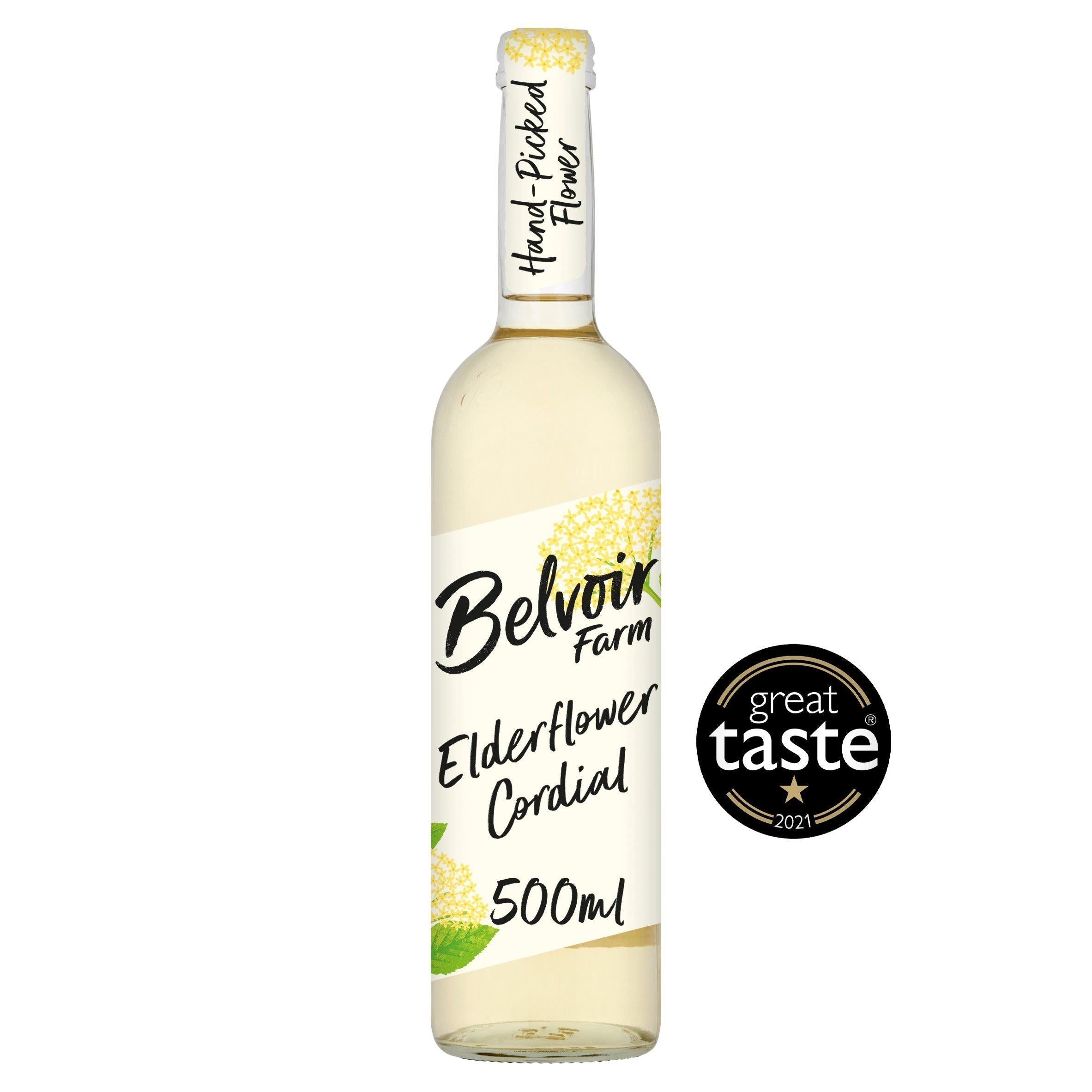 Belvoir Farm Elderflower Cordial 500ml - McGrocer