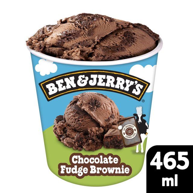 Ben & Jerry's Chocolate Fudge Brownie Ice Cream Tub 465ml - McGrocer