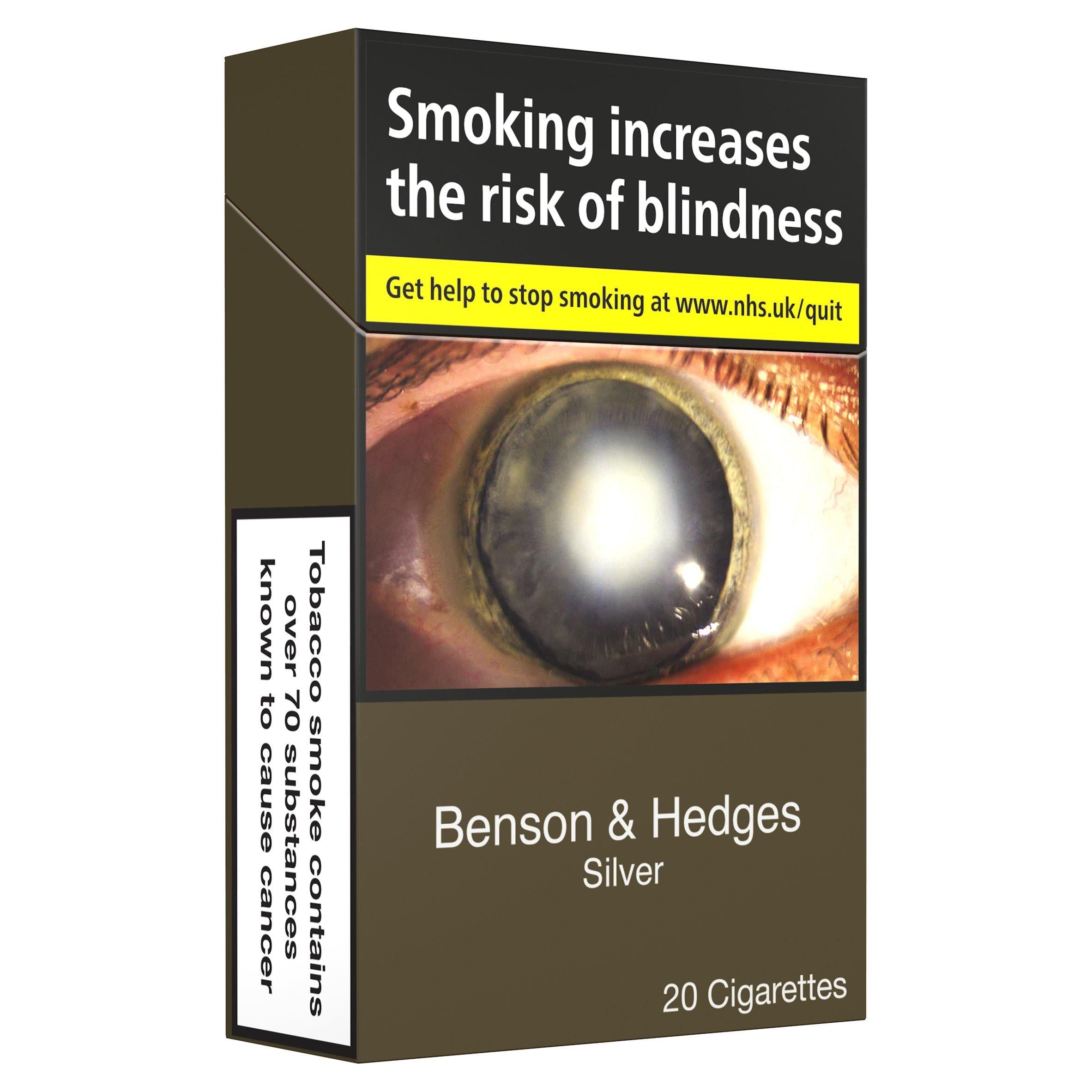 Benson & Hedges Silver Flip Top x20 - McGrocer