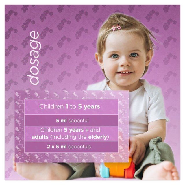 Benylin Childrens Dry Cough & Sore Throat Syrup Blackcurrant 125ml - McGrocer