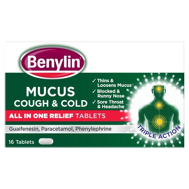Benylin Mucus All in One Relief Tablets 16 per pack - McGrocer