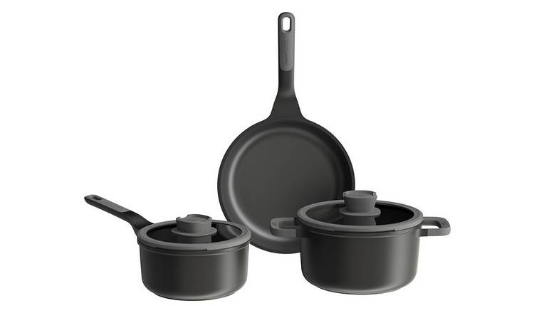 Berghoff Stone+ 3PC Cast Aluminium Recycled Cookware Set - McGrocer
