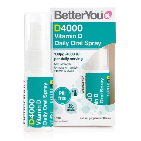 Betteryou D4000 Vitamin D Daily Oral Spray 15ml - McGrocer