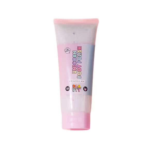 Mallows Beauty Unicorn Glycolic Scrub body polish - British product