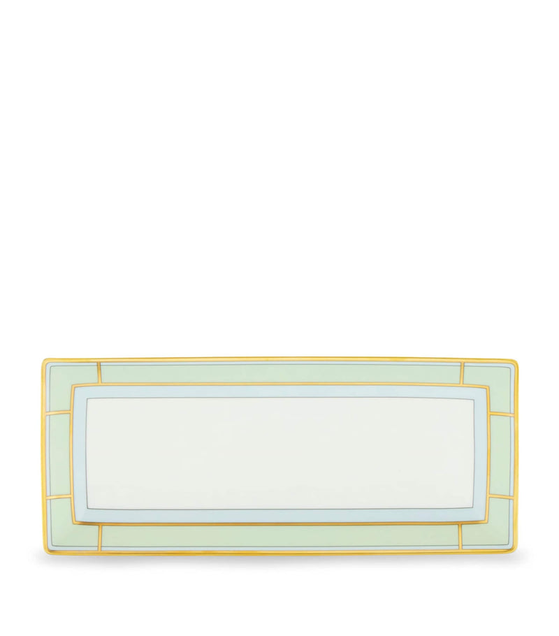 GINORI 1735 porcelain Colonna Diva rectangular change tray 28cm, UK version
