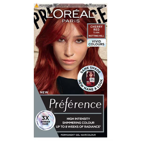 L'Oreal Paris Preference Vivids Hair Dye Cherry Red, UK version