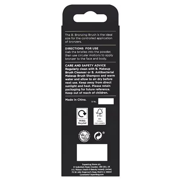 Bronzing Brush for precise makeup application - British product
