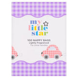 Superdrug My Little Star Nappy Bags 100 Pack Fragranced Disposal