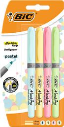 Bic Highlighter Grip Pastel 4pk - McGrocer