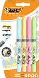 Bic Highlighter Grip Pastel 4pk - McGrocer