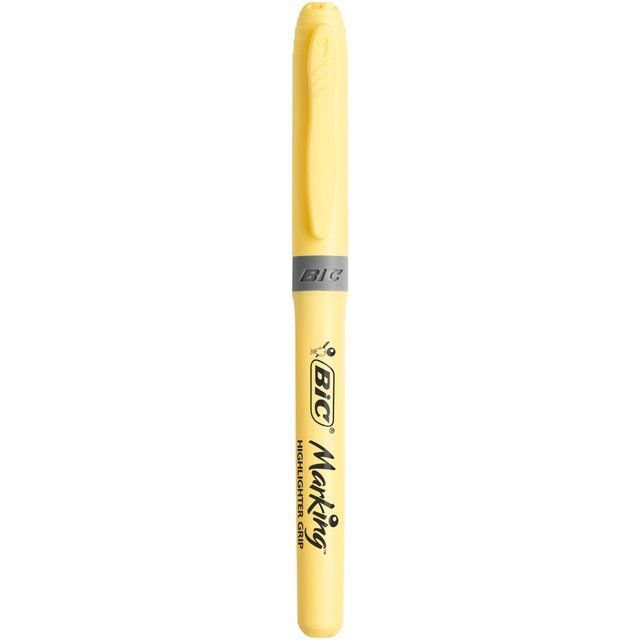 BIC Highlighter Grip Pastel Pack of 4 4 per pack - McGrocer