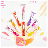 Bic Soleil Colour Collection 3 Blade Disposable Women's Razors - McGrocer