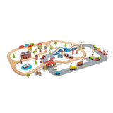 Bigjigs Rail City Road and Railway Set - McGrocer