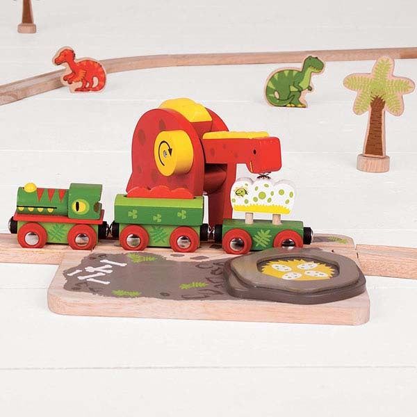 Bigjigs Rail Dinosaur Crane - McGrocer