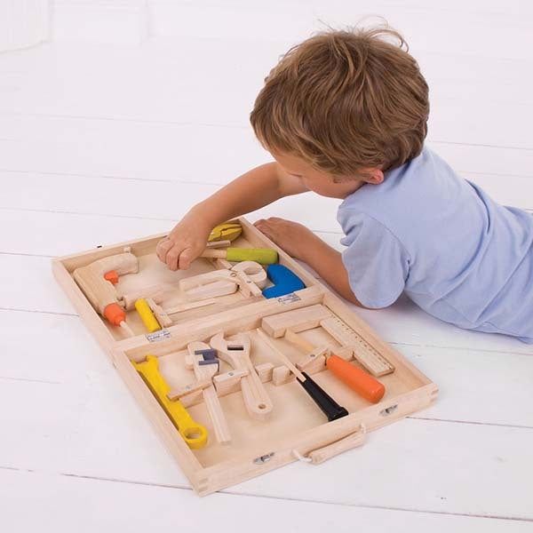 Bigjigs Toys Carpenters Tool Box - McGrocer