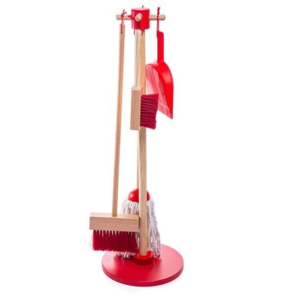 Bigjigs Toys Cleaning Stand Set Toy - McGrocer