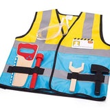 Bigjigs Toys Construction Worker Dress Up and Tools - McGrocer