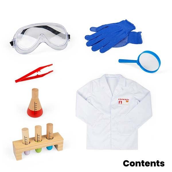 Bigjigs Toys Scientist Dress Up and Kit - McGrocer